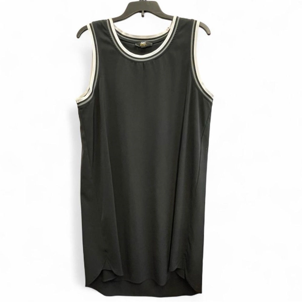 Y2K Basketball ABS Allen Schwartz Black Sleeveless Jersey Dress Black Streetwear